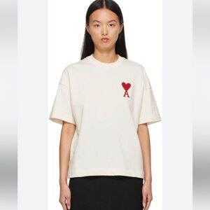 AMI Alexandre Mattiussi Ami de Cœur T-Shirt Size Large NWT Unisex